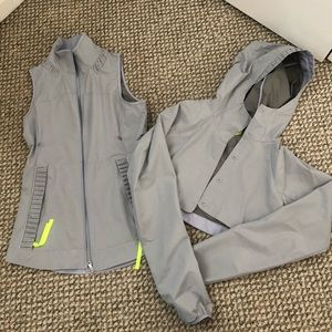 Lululemon Packable Rain Jacket + Vest